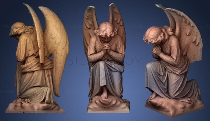 3D model grieving angel (STL)